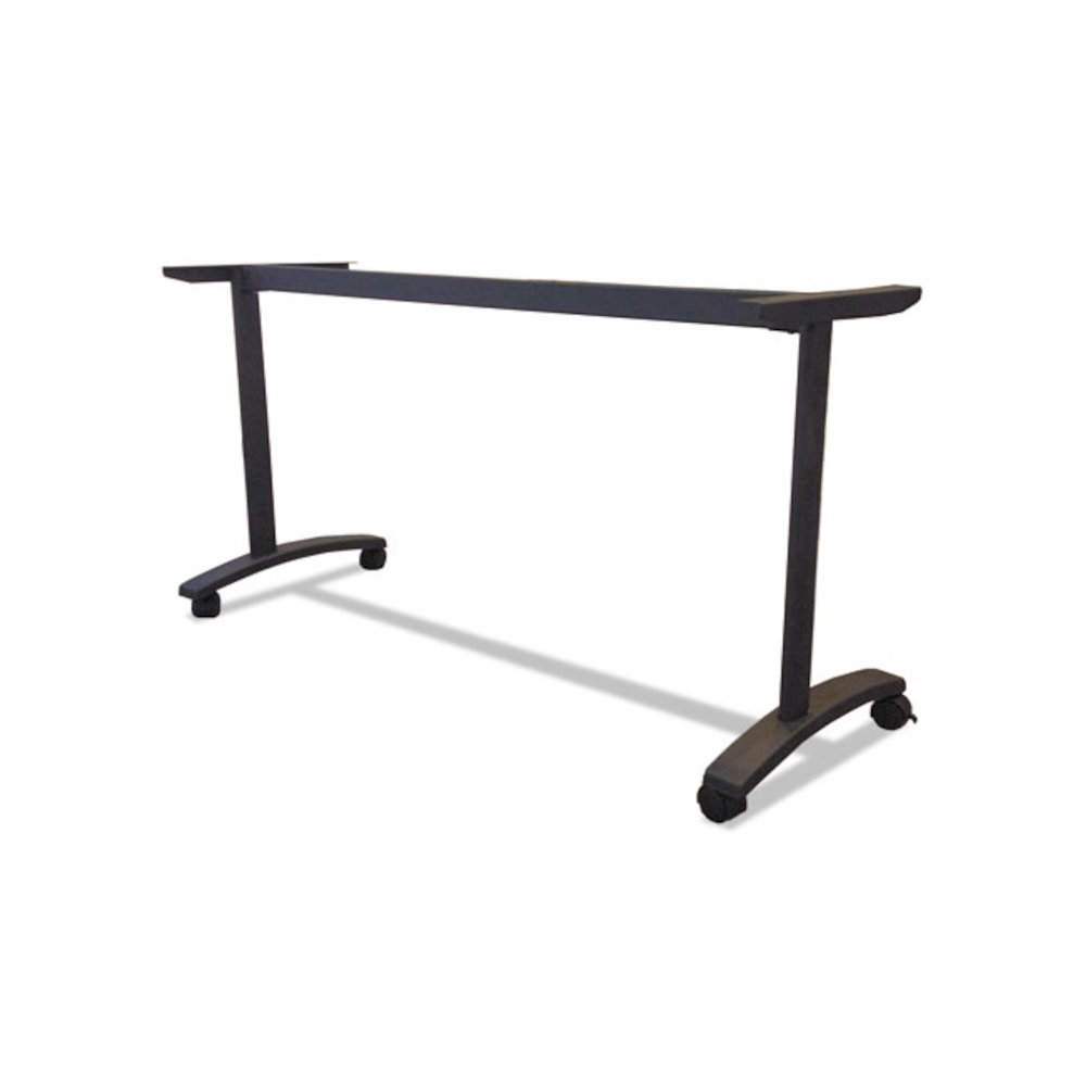 Alera Valencia Series Training Table T-Leg Base, 54w x 19.75d x 28.5h, Black. Picture 1