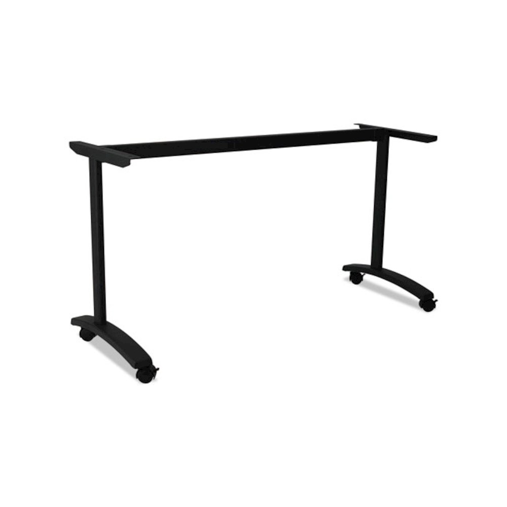 Alera Valencia Series Training Table T-Leg Base, 54w x 19.75d x 28.5h, Black. Picture 2