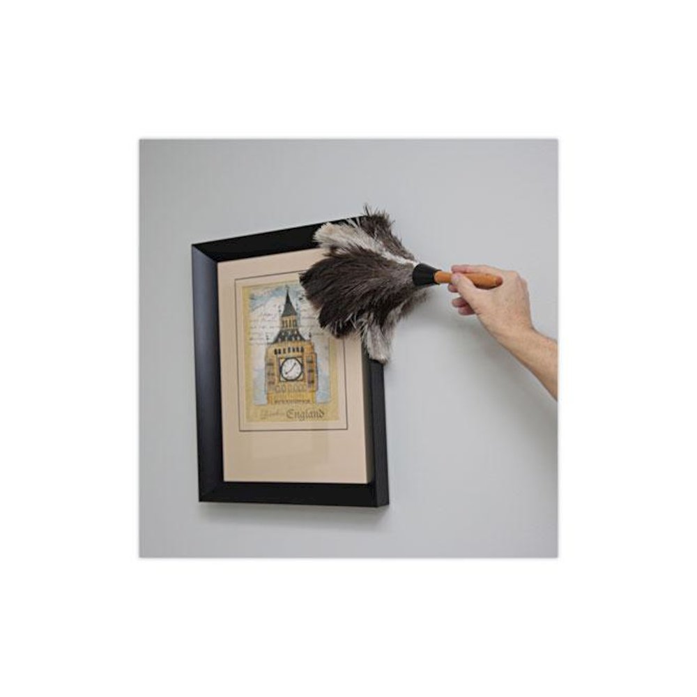 Professional Ostrich Feather Duster, 7" Wood Handle. Picture 12