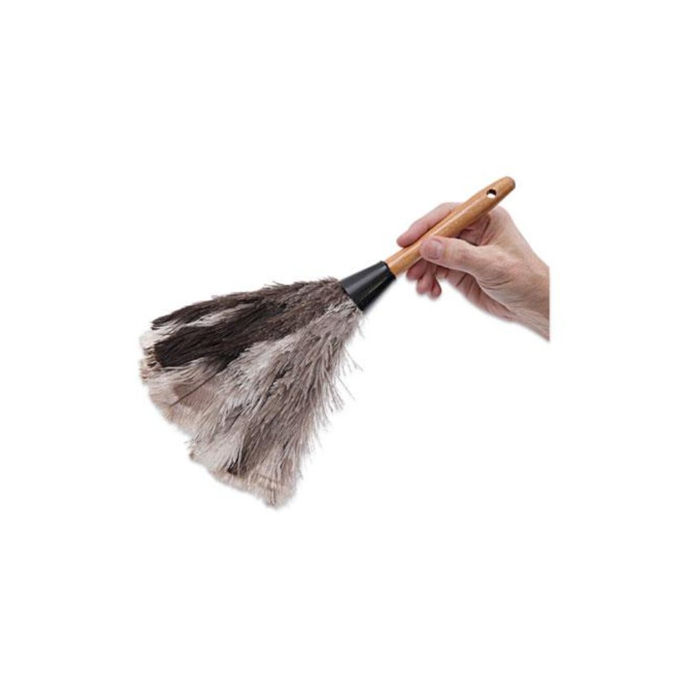 Professional Ostrich Feather Duster, 7" Wood Handle. Picture 13
