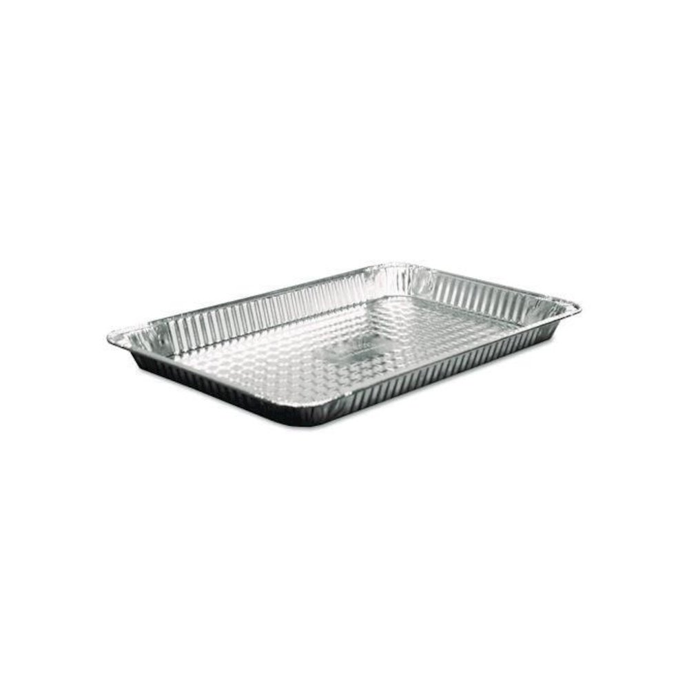 Aluminum Steam Table Pans, Full-Size Shallow, 1.63" Deep, 12.19 x 20.75, 50/Carton. Picture 1