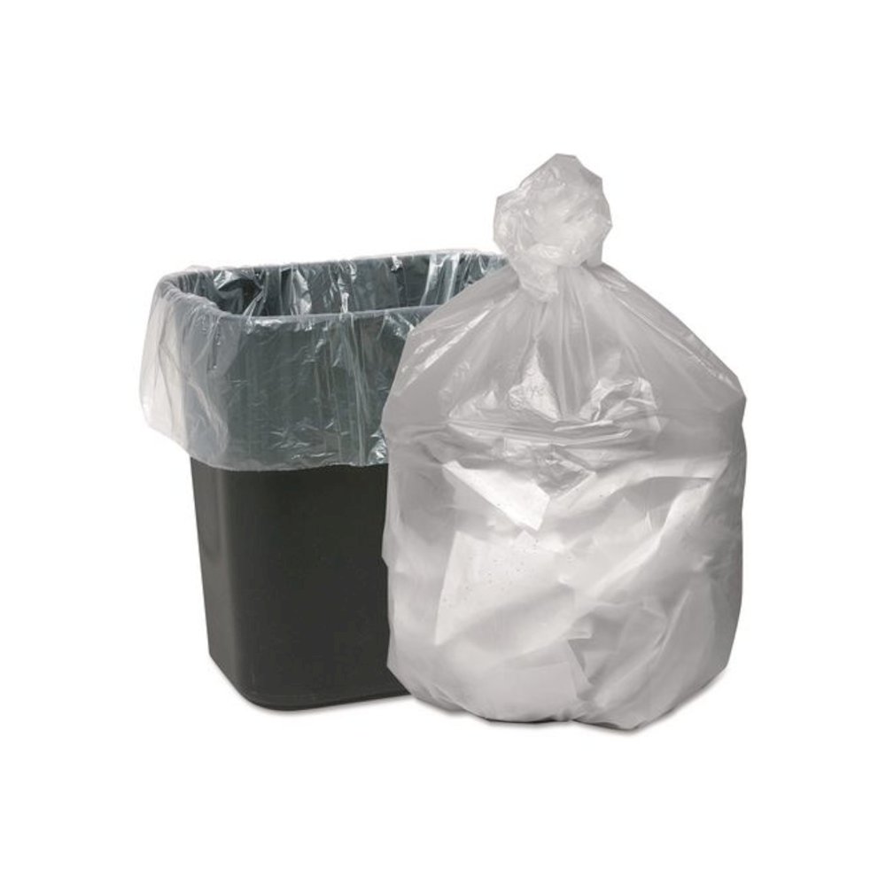 Waste Can Liners, 16 gal, 6 mic, 24" x 31", Natural, 50 Bags/Roll, 20 Rolls/Carton. Picture 1