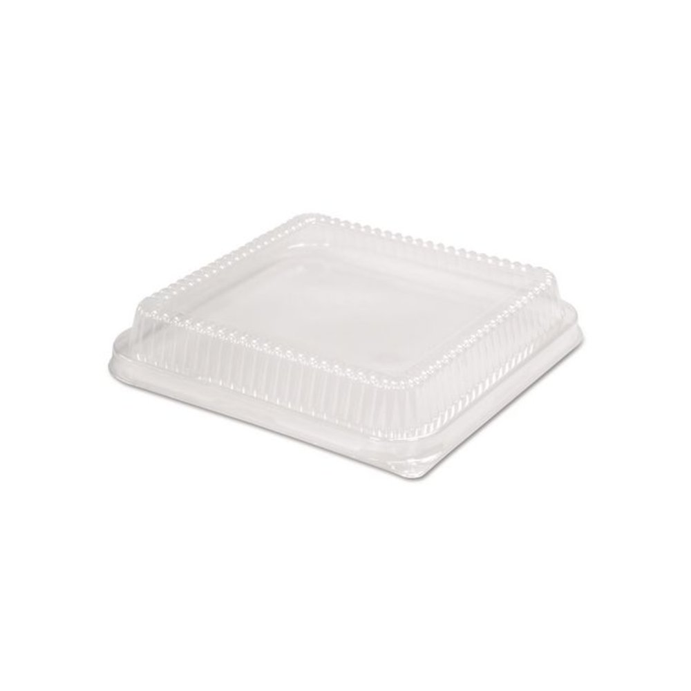 Plastic Dome Lid, 10.75 x 10.19 x 1.63, Clear, 100/Carton. Picture 1