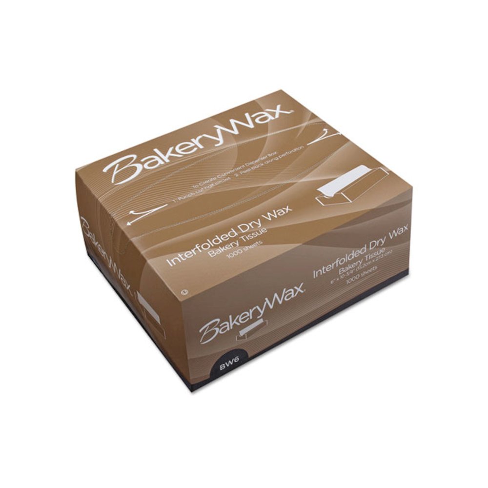 EcoCraft Interfolded Dry Wax Bakery Tissue, 8 x 10.75, White, 1,000/Box, 10 Boxes/Carton. Picture 1