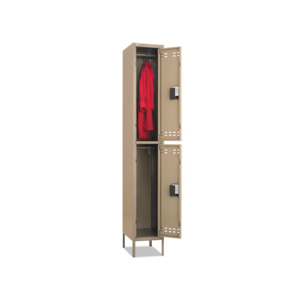 Double-Tier Locker, 12w x 18d x 78h, Two-Tone Tan. Picture 2
