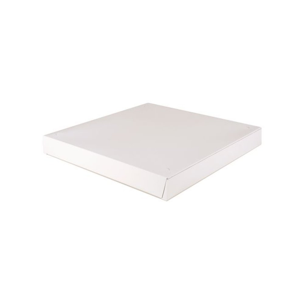 Lock-Corner Pizza Boxes, 16 x 16 x 1.88, White, Paper, 100/Carton. Picture 1