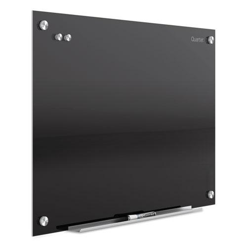 Infinity Magnetic Glass Marker Board, 72" x 48", Black Surface. Picture 4