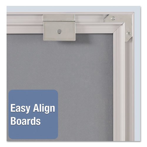 Matrix Magnetic Boards, 23" x 16", White Surface, Satin Aluminum Frame. Picture 5