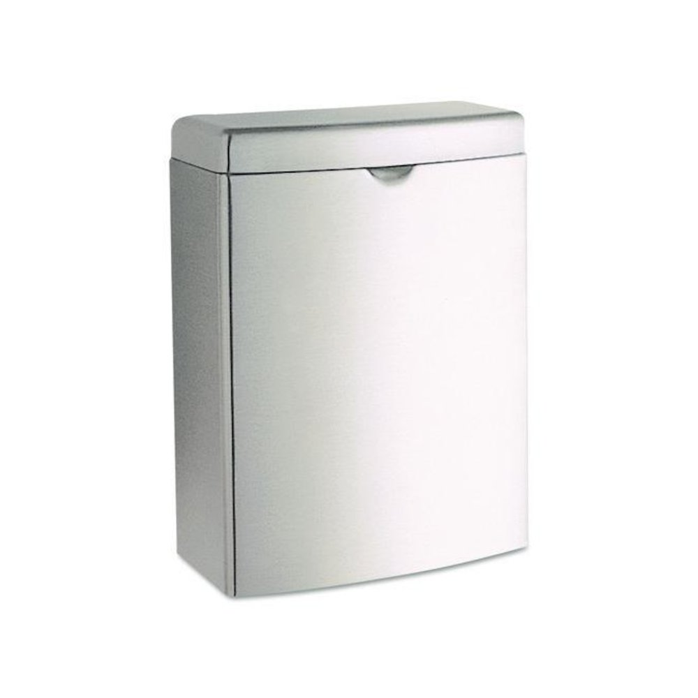 Contura Receptacle, 1 gal, Stainless Steel. Picture 1