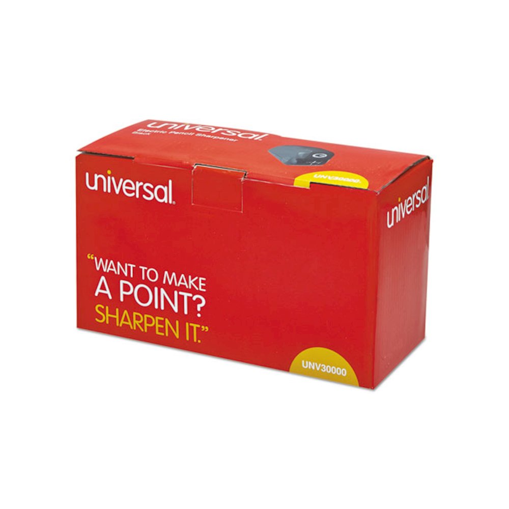 Electric Pencil Sharpener, AC-Powered, 3.13 x 5.75 x 4, Black. Picture 3