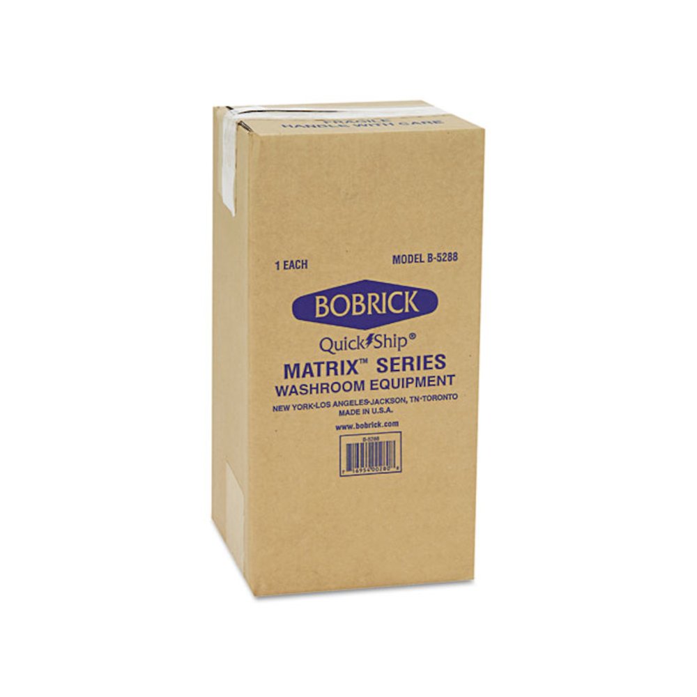 Matrix Series Two-Roll Tissue Dispenser, 6.25 x 6.88 x 13.5, Gray. Picture 2