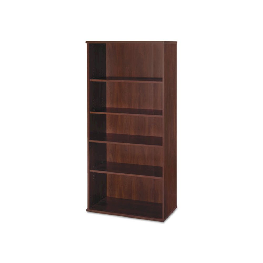 Series C Collection Bookcase, Five-Shelf, 35.63w x 15.38d x 72.78h, Hansen Cherry. Picture 2