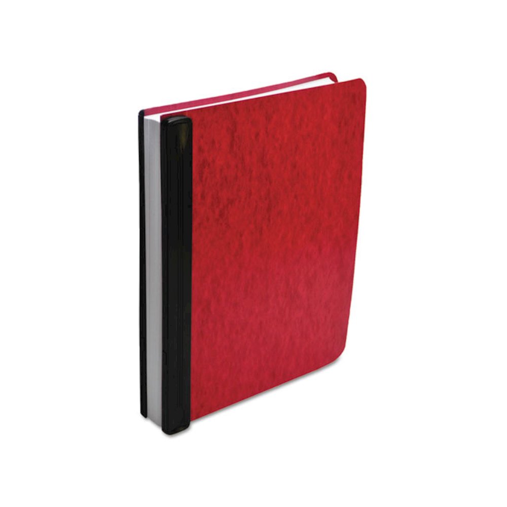 Expandable Hanging Data Binder, 2 Posts, 6" Capacity, 11 x 8.5, Red. Picture 1