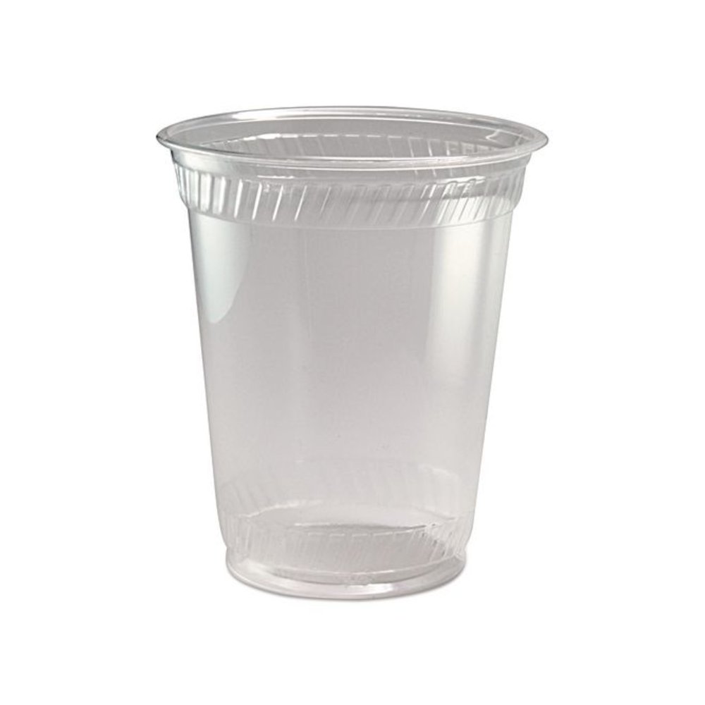 Greenware Cold Drink Cups, Squat, 12 oz to 14 oz, Sugarcane, Clear, 1,000/Carton. Picture 1