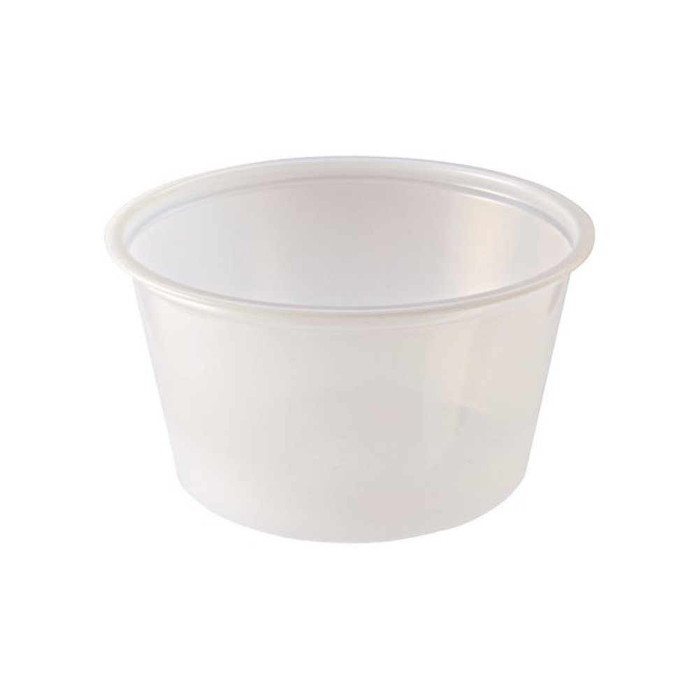 Portion Cups, 2 oz, Plastic, Clear, 250/Sleeve, 10 Sleeves/Carton. Picture 1