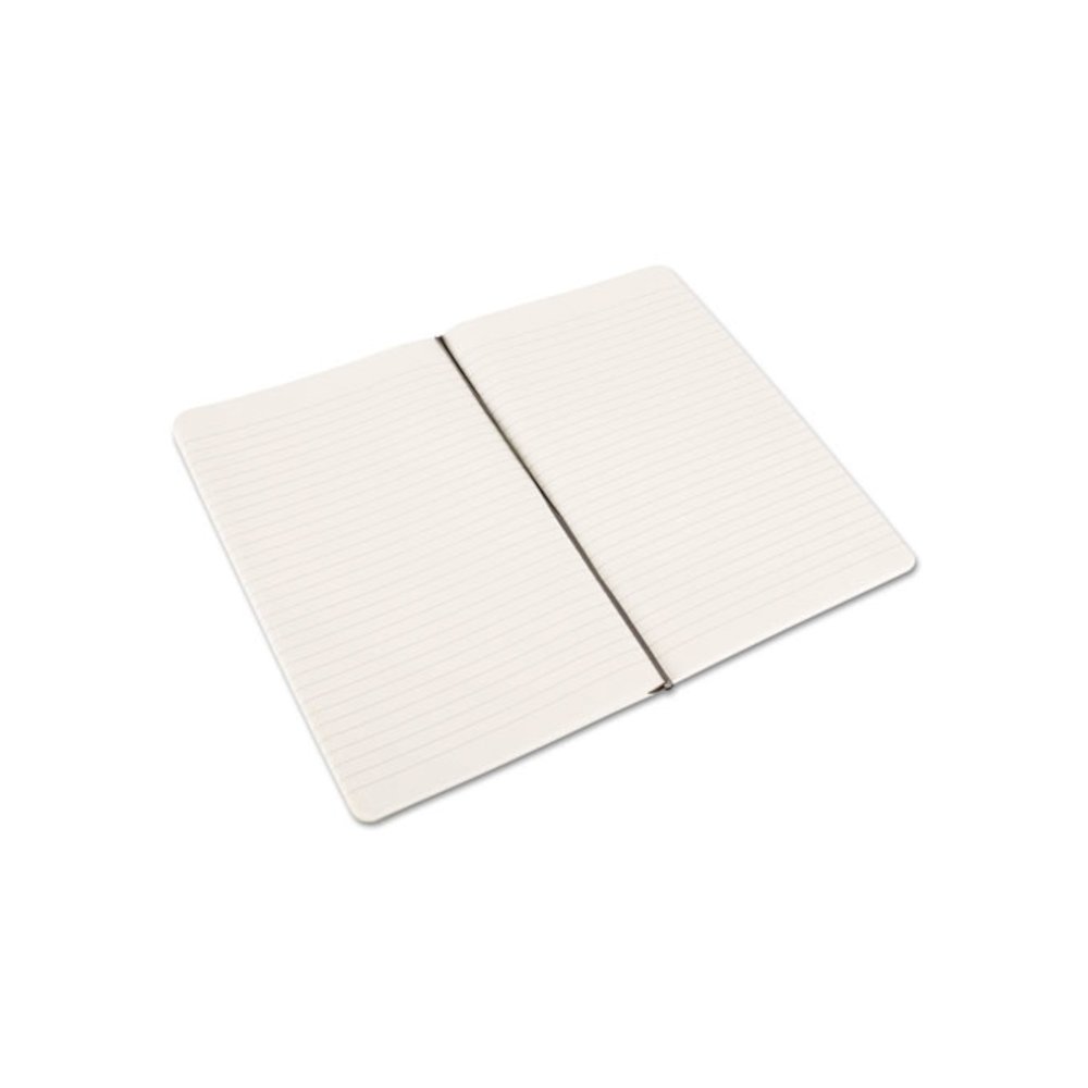 Classic Softcover Notebook, 1-Subject, Narrow Rule, Black Cover, (192) 8.25 x 5 Sheets. Picture 2