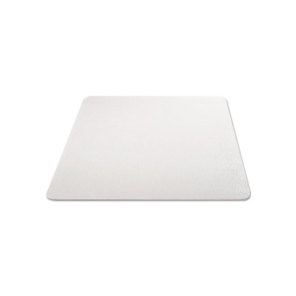 EconoMat Non-Studded All Day Use Chair Mat for Hard Floors, Rectangular, 46" x 60", Clear, Ships Flat. Picture 7