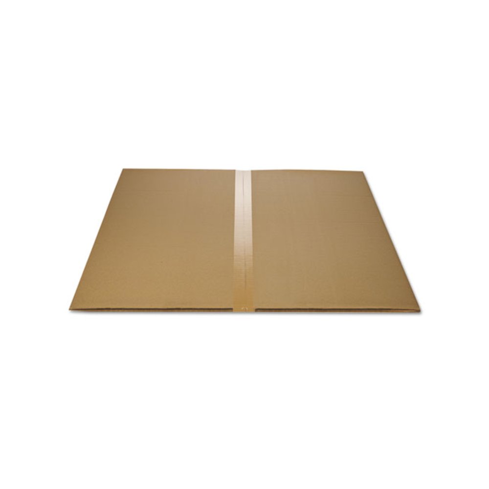 EconoMat Non-Studded All Day Use Chair Mat for Hard Floors, Rectangular, 46" x 60", Clear, Ships Flat. Picture 8