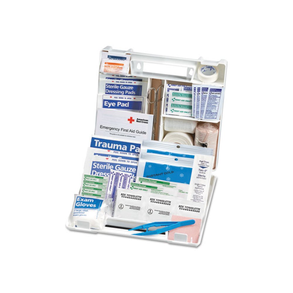 Sports First Aid Kit for 10 People, 71 Pieces, Plastic Case. Picture 1