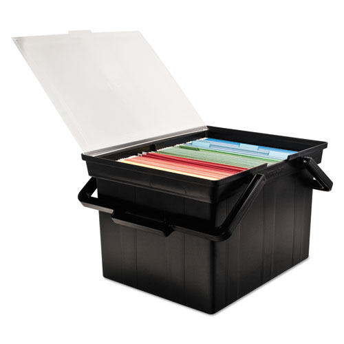 Companion Portable File, Letter/Legal Files, 17" x 14" x 11", Black. Picture 7