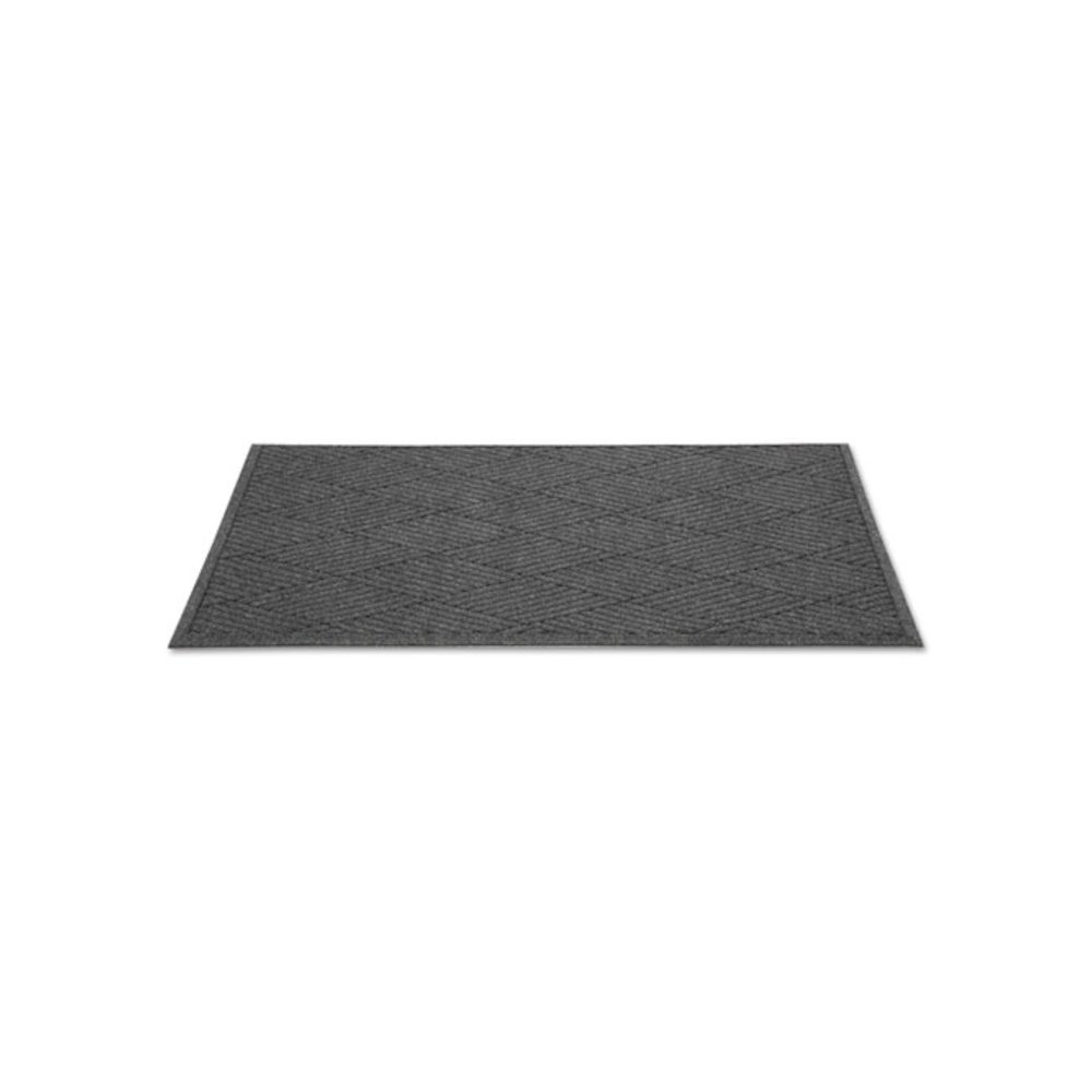 EcoGuard Diamond Floor Mats, Rectangular, Charcoal Gray Carpeted Surface, 36" x 10 ft. Picture 1