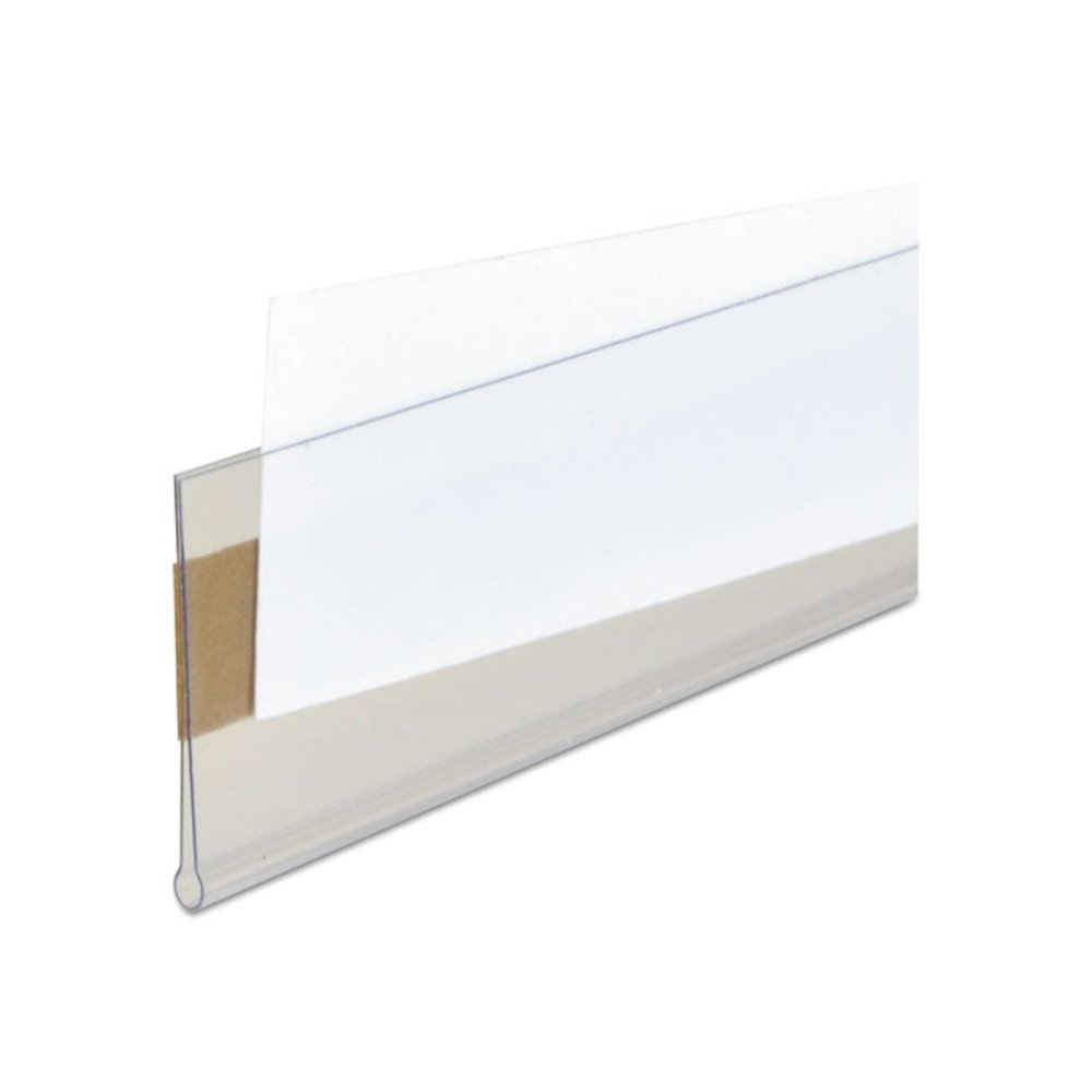 Self-Adhesive Label Holders, Top Load, 1 x 6, Clear, 50/Pack. Picture 4