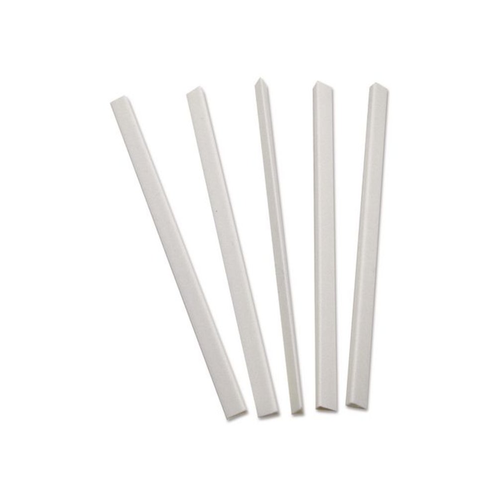 Slide 'N Grip Binding Bars, 40-Sheet Capacity, 11" x 0.25", White, 100/Box. Picture 3