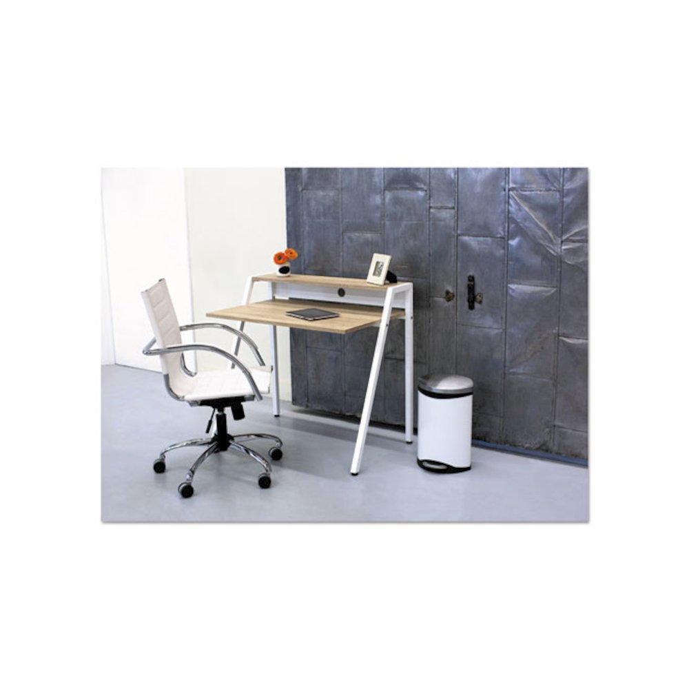 Step-On Medical Receptacle, 3 gal, Steel, White. Picture 5