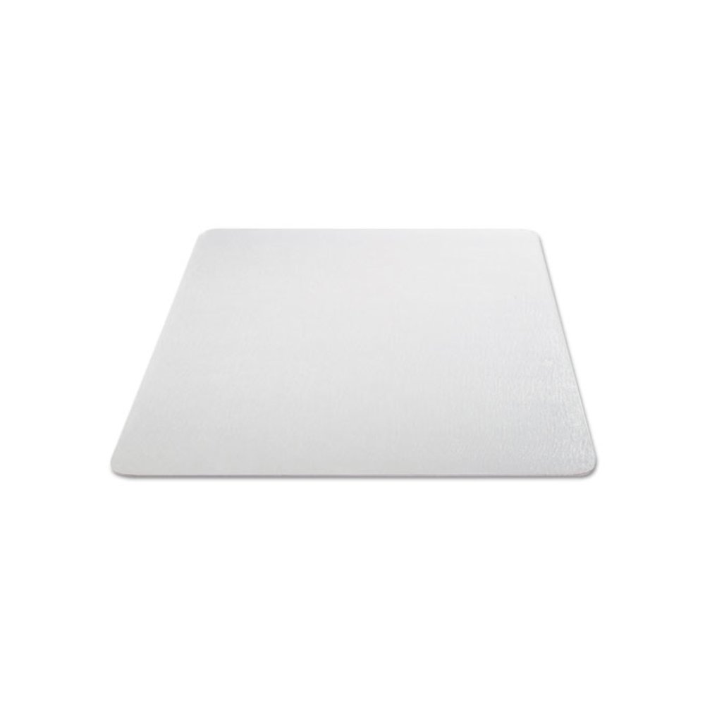EconoMat Non-Studded All Day Use Chair Mat for Hard Floors, Rectangular, 45" x 53", Clear, Ships Rolled. Picture 10