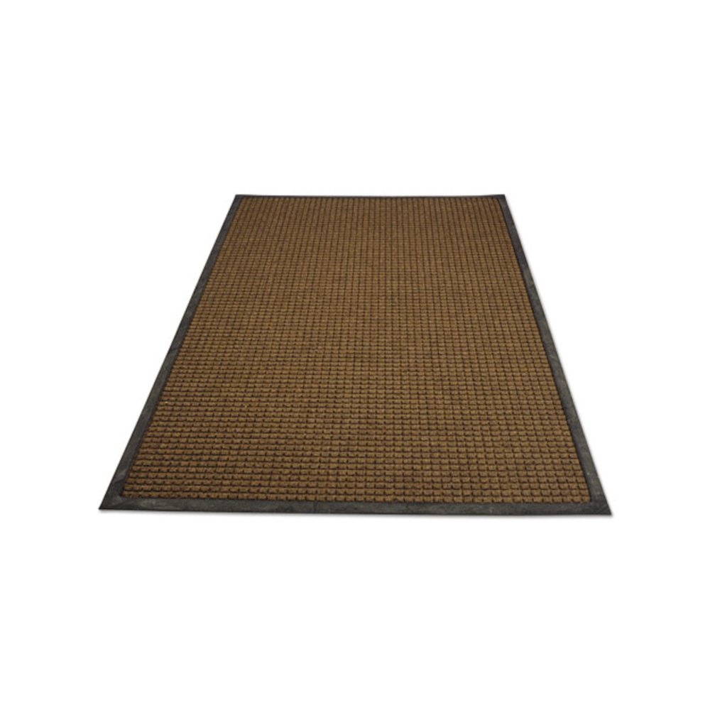 WaterGuard Indoor/Outdoor Scraper Mat, Rectangular, Brown Ridged Needle-Punch Surface, 36" x 10 ft. Picture 2