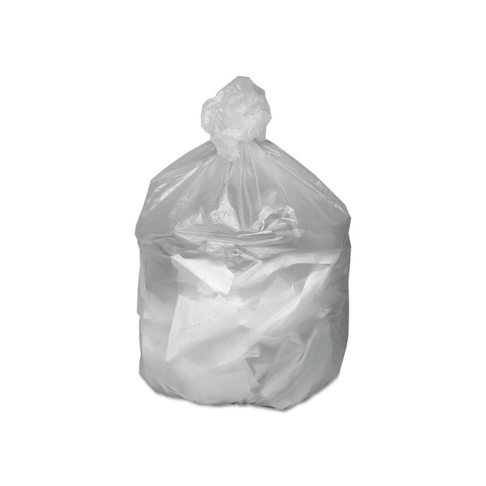 Waste Can Liners, 33 gal, 9 mic, 33" x 39", Natural, 25 Bags/Roll, 20 Rolls/Carton. Picture 2