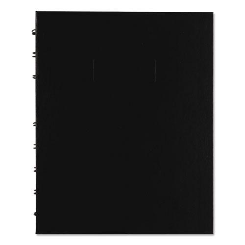 NotePro Quad Notebook, Data/Lab-Record Format with Narrow and Quadrille Rule Sections, Black Cover, (96) 9.25 x 7.25 Sheets. Picture 1