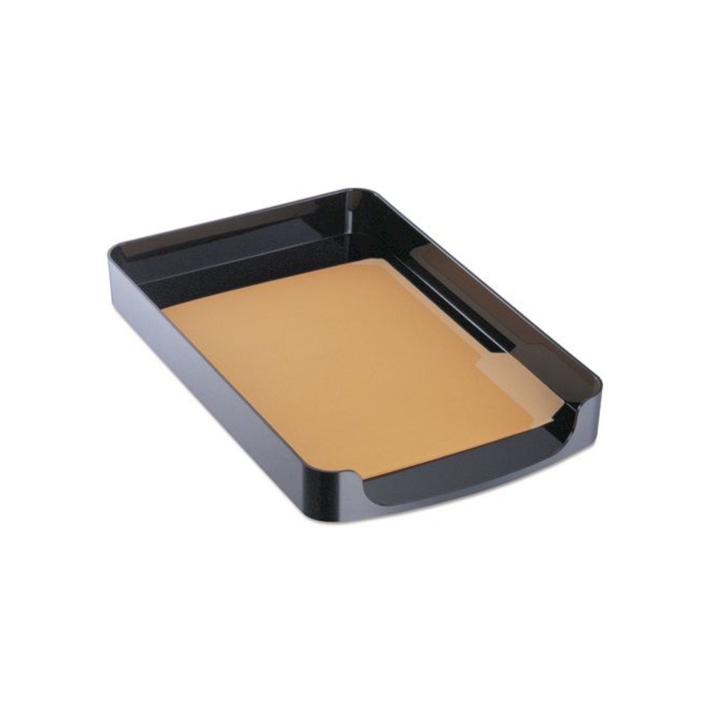 2200 Series Front-Loading Desk Tray, 1 Section, Legal Size Files, 10.25" x 15.38" x 2", Black. Picture 2