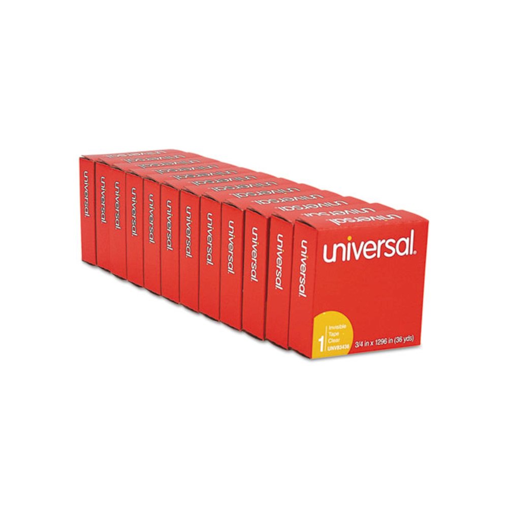 Invisible Tape, 1" Core, 0.75" x 36 yds, Clear, 12/Pack. Picture 5