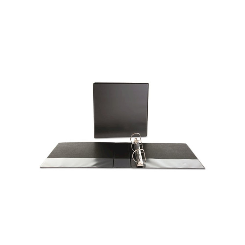 Slant D-Ring View Binder, 3 Rings, 2" Capacity, 11 x 8.5, Black. Picture 10