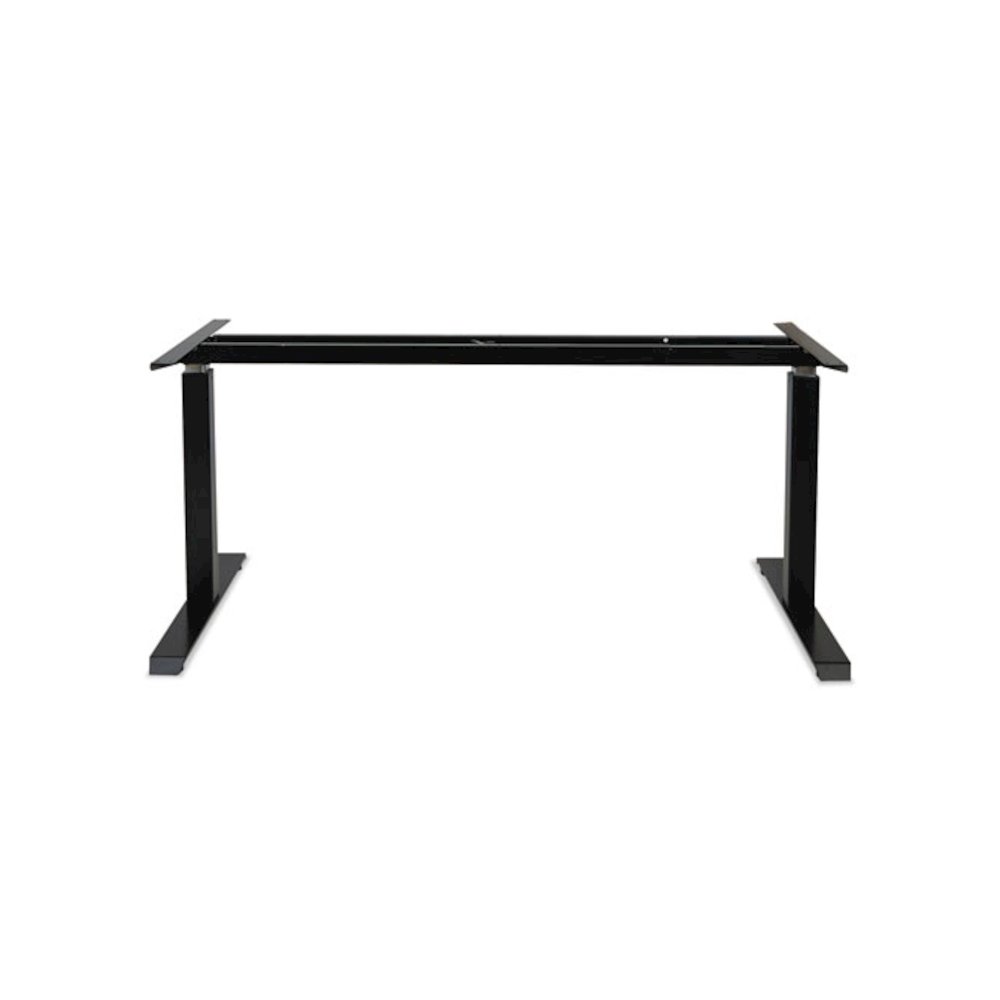 Alera AdaptivErgo Sit-Stand Pneumatic Height-Adjustable Table Base, 59.06" x 28.35" x 26.18" to 39.57", Black. Picture 9