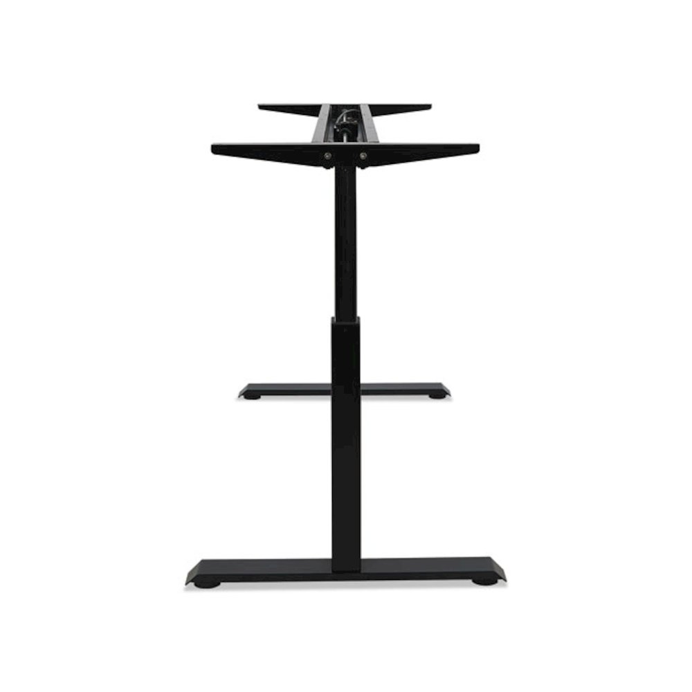 Alera AdaptivErgo Sit-Stand Pneumatic Height-Adjustable Table Base, 59.06" x 28.35" x 26.18" to 39.57", Black. Picture 11