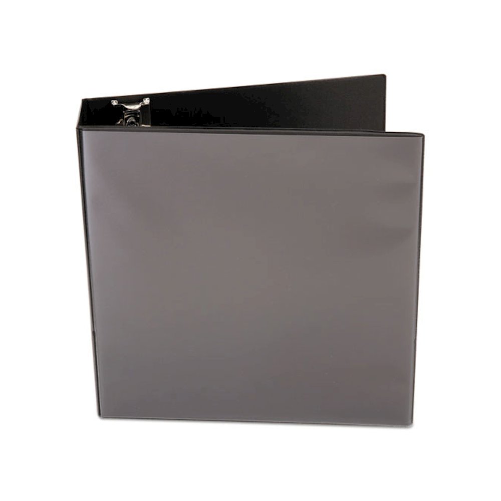 Slant D-Ring View Binder, 3 Rings, 3" Capacity, 11 x 8.5, Black. Picture 8