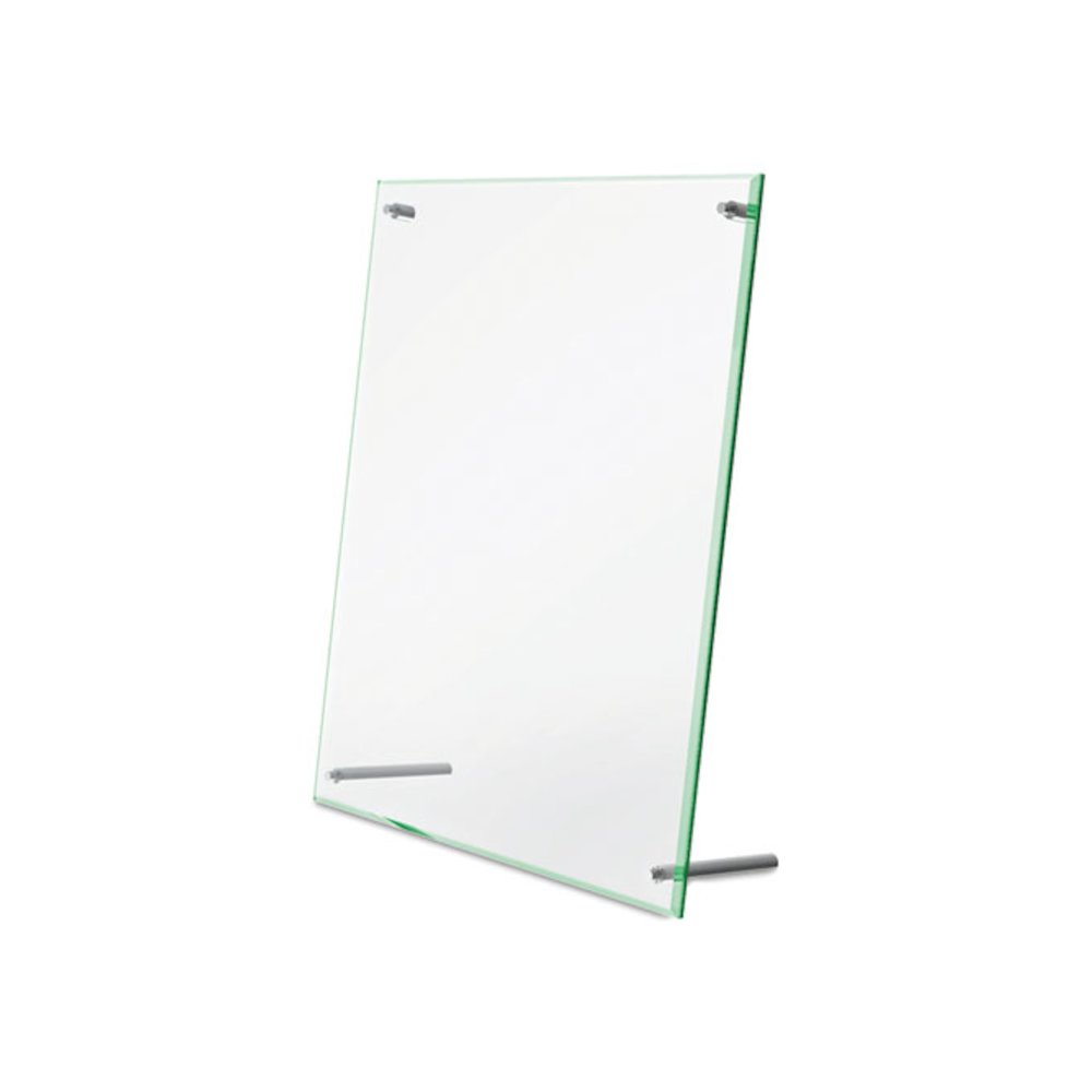 Superior Image Beveled Edge Sign Holder, Letter Insert, Clear/Green-Tinted Edges. Picture 7