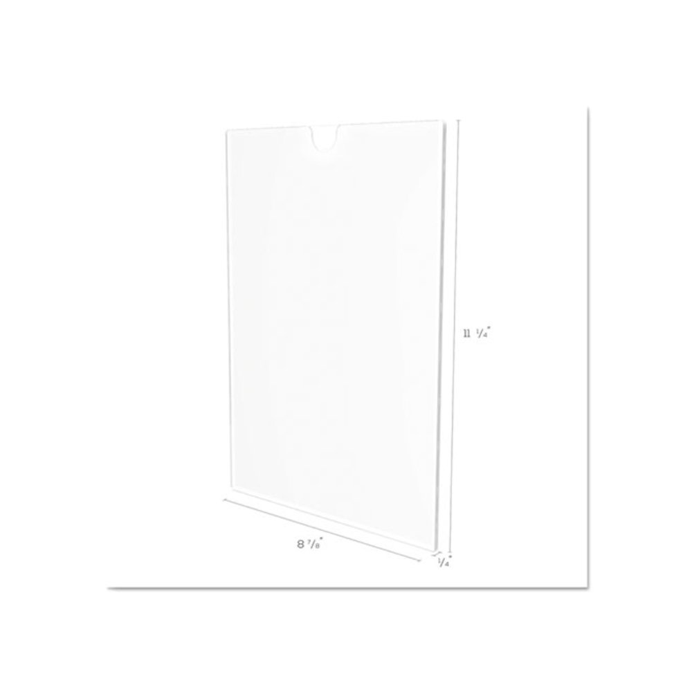 Superior Image Cubicle Sign Holder, 8.5 x 11 Insert, Clear. Picture 6