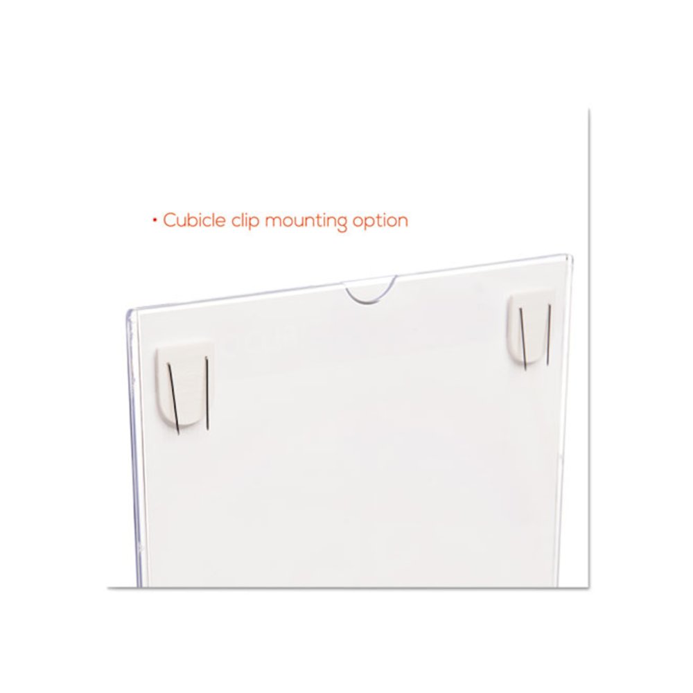 Superior Image Cubicle Sign Holder, 8.5 x 11 Insert, Clear. Picture 11
