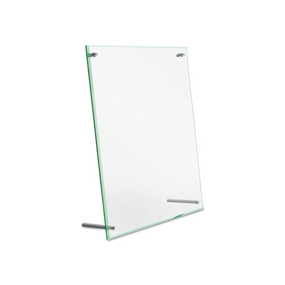 Superior Image Beveled Edge Sign Holder, Letter Insert, Clear/Green-Tinted Edges. Picture 8