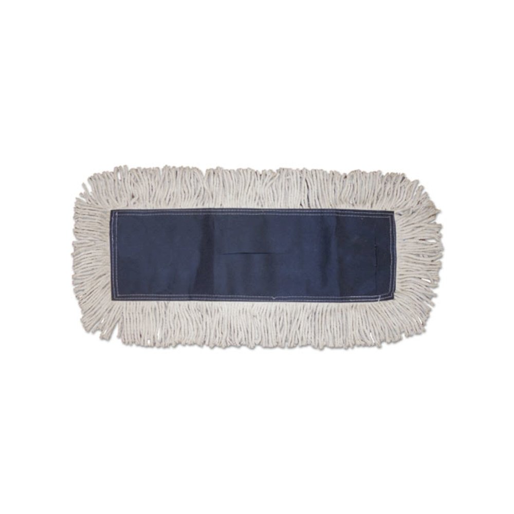 Dust Mop Head, Disposable, 5 x 60, White. Picture 1
