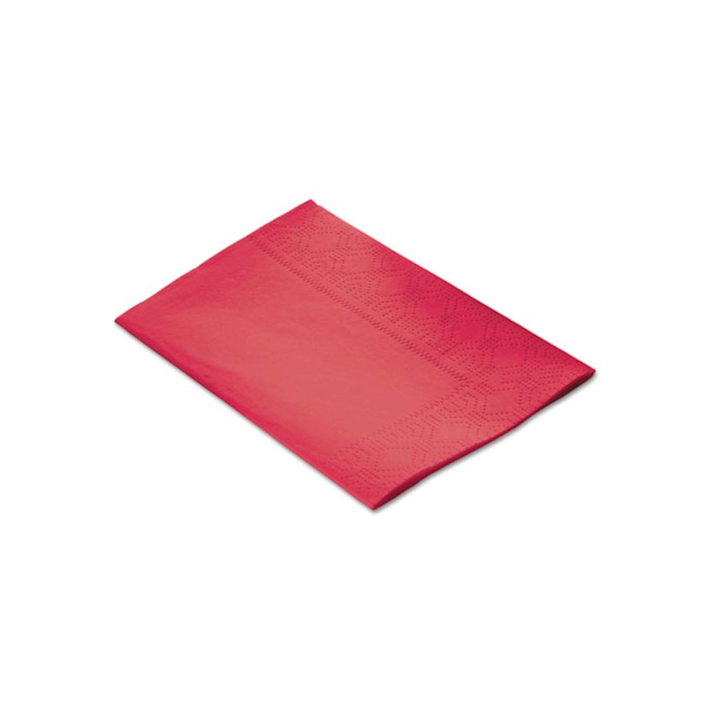Dinner Napkins, 2-Ply, 15 x 17, Red, 1,000/Carton. Picture 2