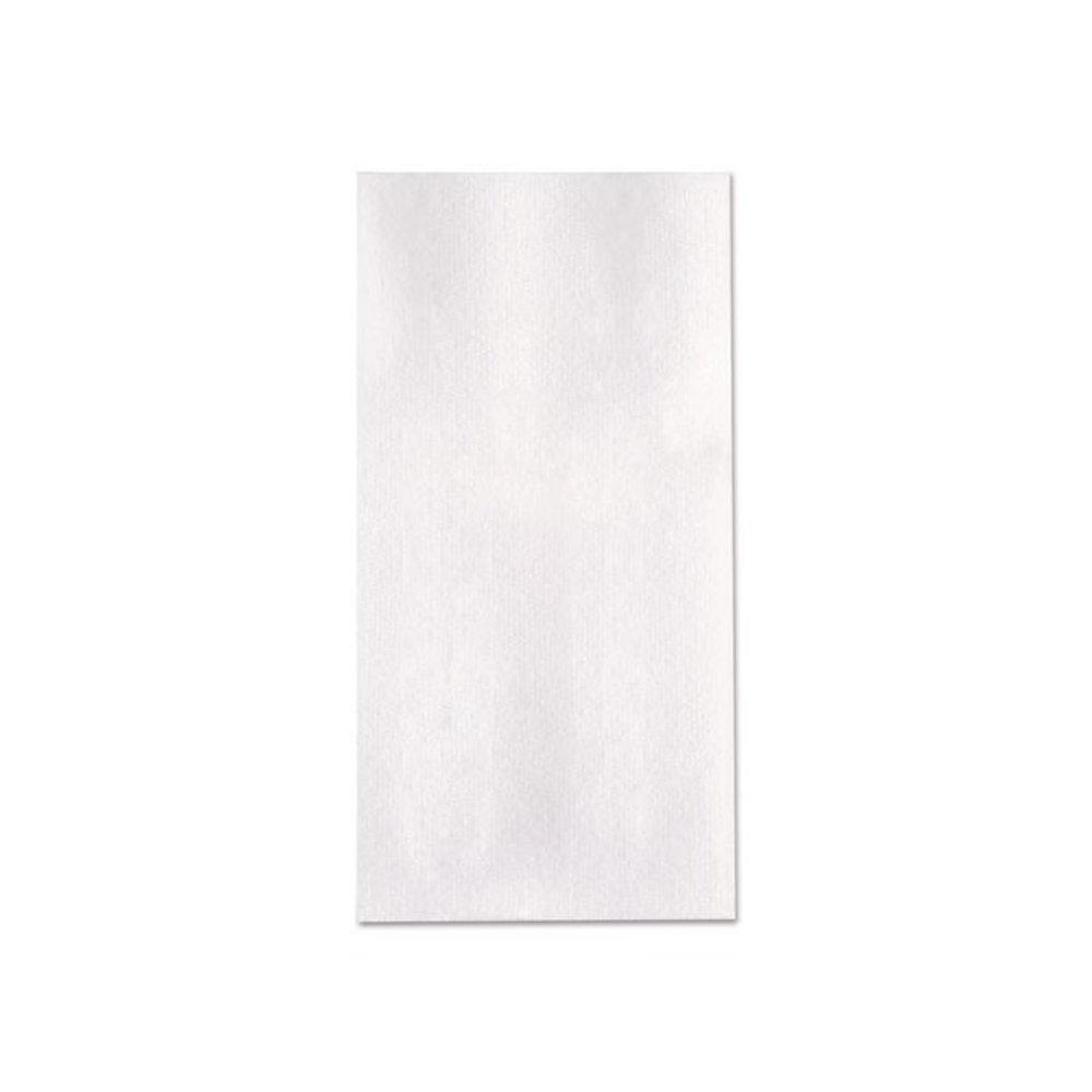 Dinner Napkins, 2-Ply, 15 x 17, White, 300/Carton. Picture 1