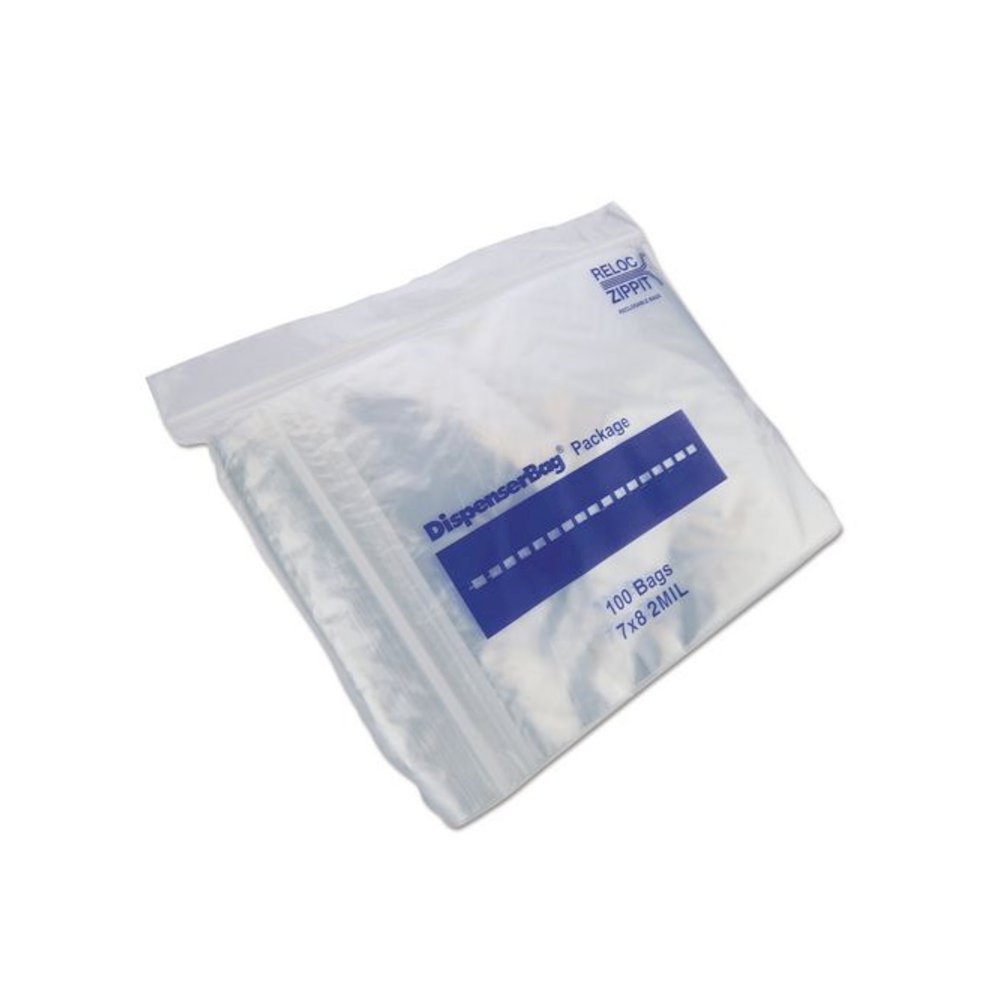Plastic Zipper Bags, 32 oz, 7" x 8", Clear, 1,000 Bags/Box, 2 Boxes/Carton. Picture 1