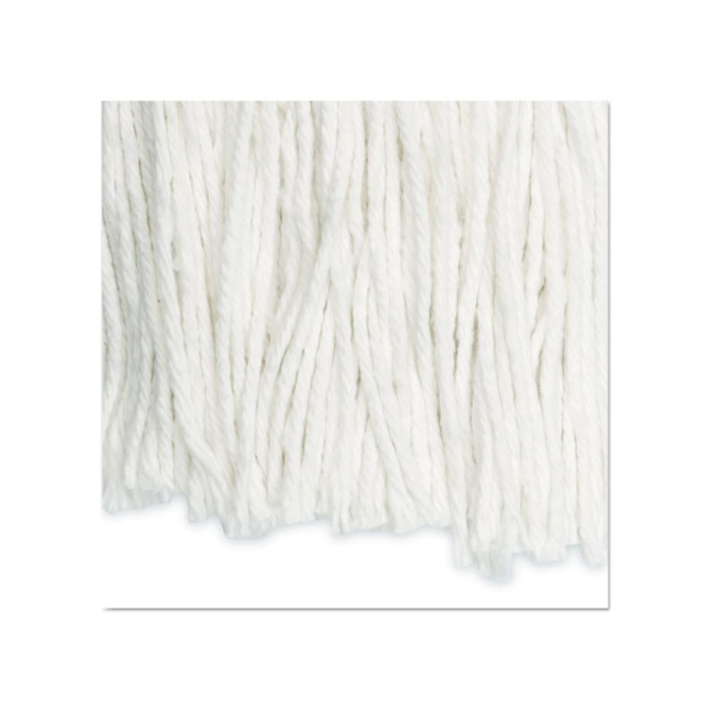 Cut-End Wet Mop Head, Rayon, #24, White. Picture 6