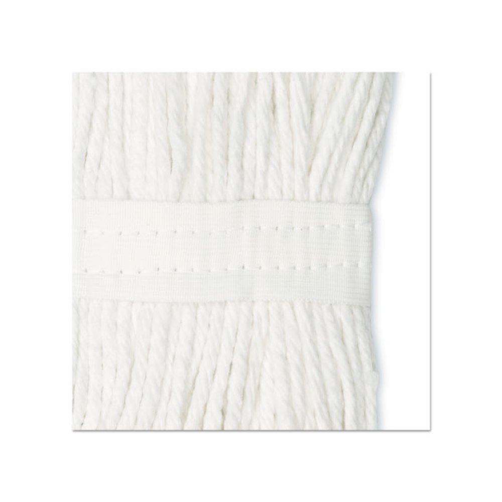 Cut-End Wet Mop Head, Cotton, White, #20, 12/Carton. Picture 10