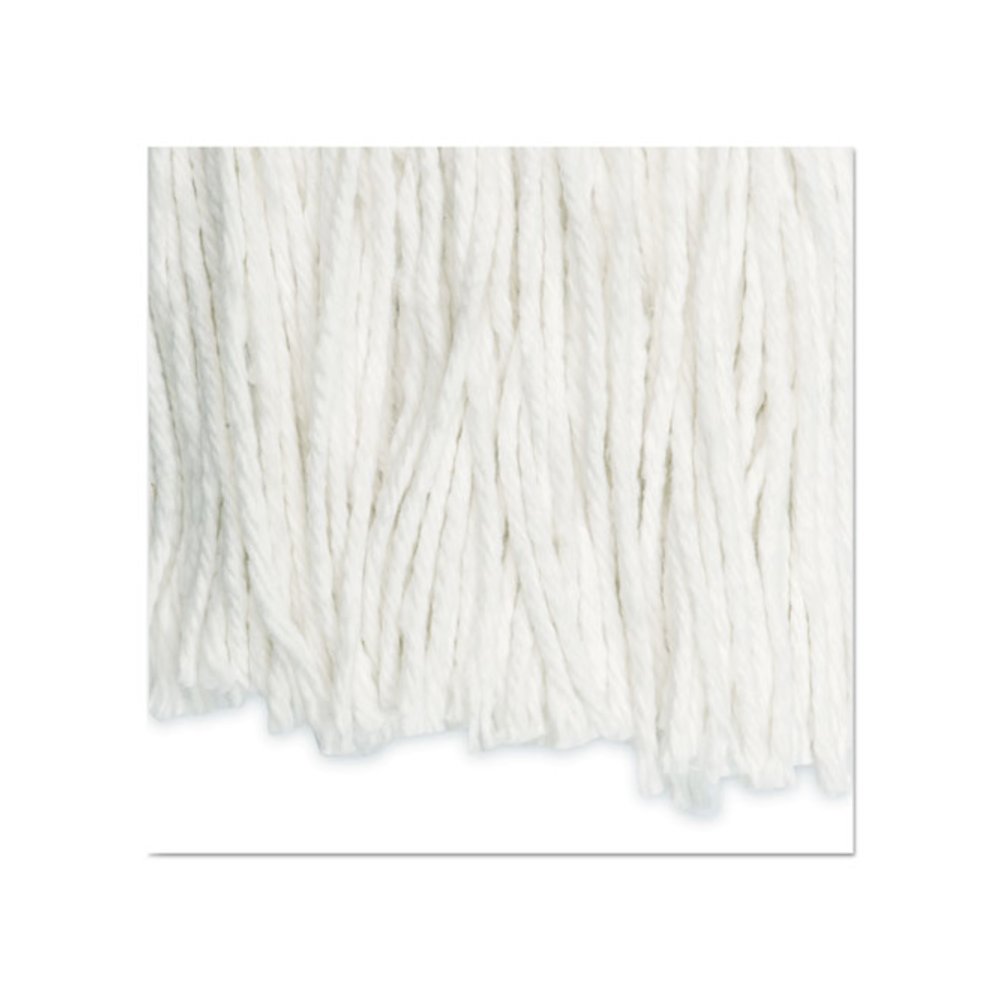 Cut-End Wet Mop Head, Rayon, #24, White, 12/Carton. Picture 8