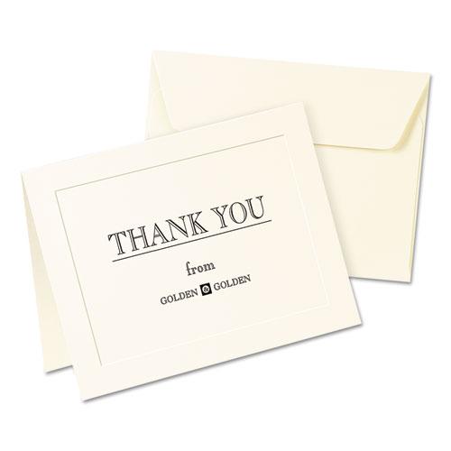 Note Cards with Matching Envelopes, Inkjet, 80 lb, 4.25 x 5.5, Embossed Matte Ivory, 60 Cards, 2 Cards/Sheet, 30 Sheets/Pack. Picture 3